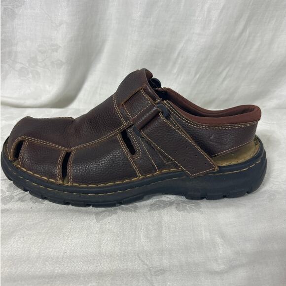 Skechers Leather Fisherman Sandals 9 Brown Strap On Y2K Style - Picture 1 of 7